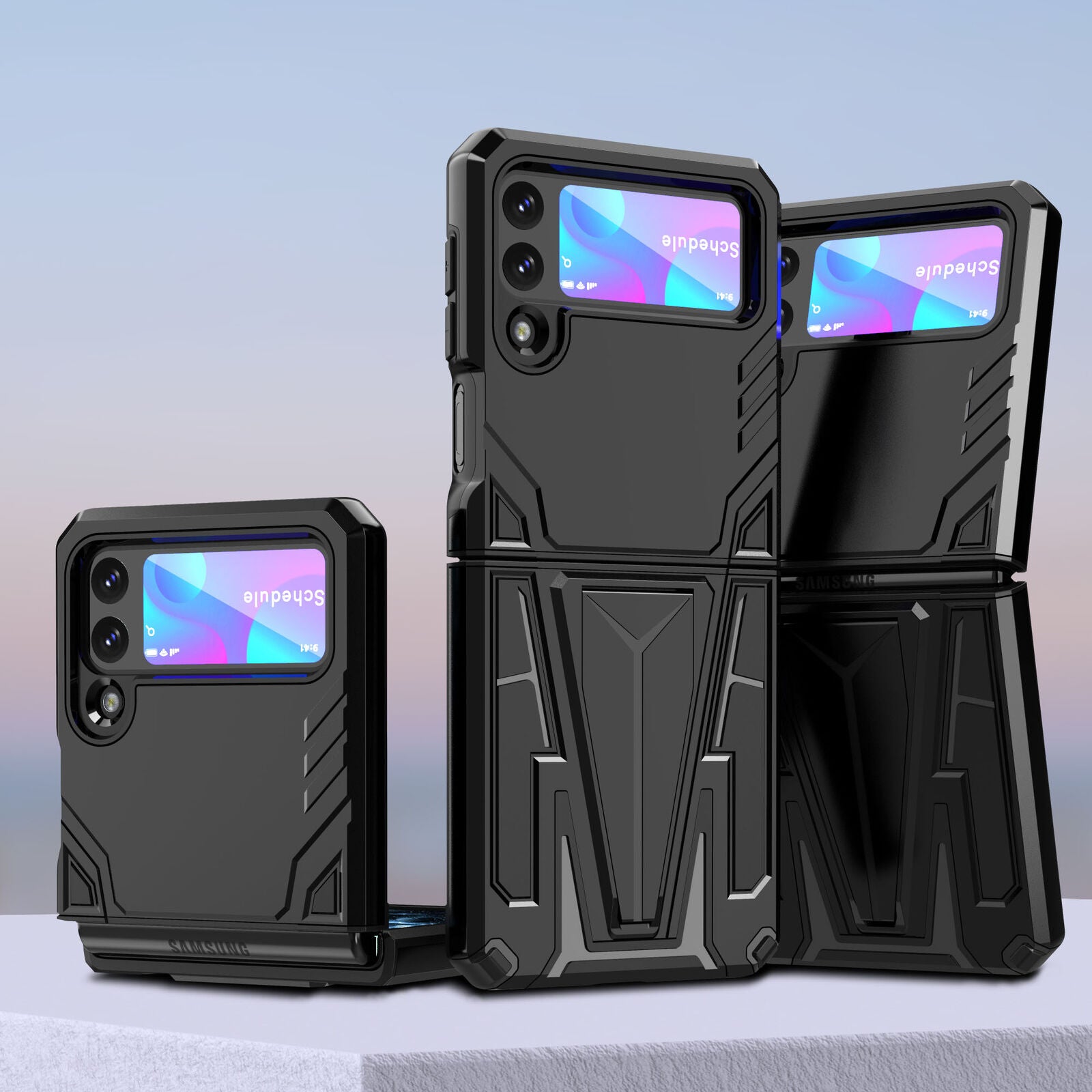 Rugged Kickstand Case for Samsung Galaxy Z Flip 3 5G Rugged Kickstand Case for Samsung Galaxy Z Flip 3 5G